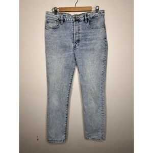 & Denim By H&M Loose Mom Ultra High Waist Ankle Length Jeans Women's Size 12 Y2K
